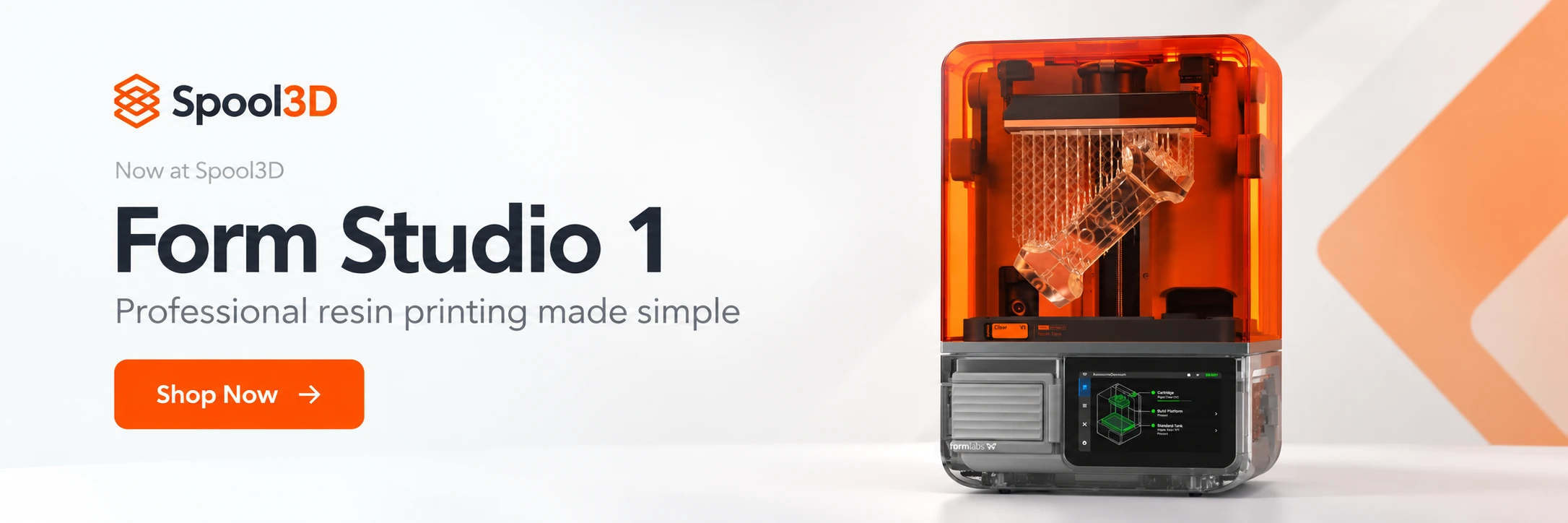 Formlabs Form Studio 1 resin 3D printer available at Spool3D Canada